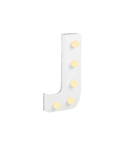 Licht Letter J