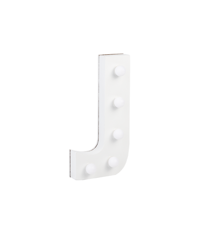 Licht Letter J