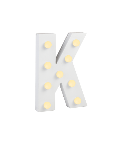 Licht Letter K