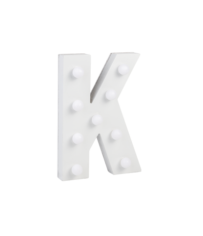 Licht Letter K