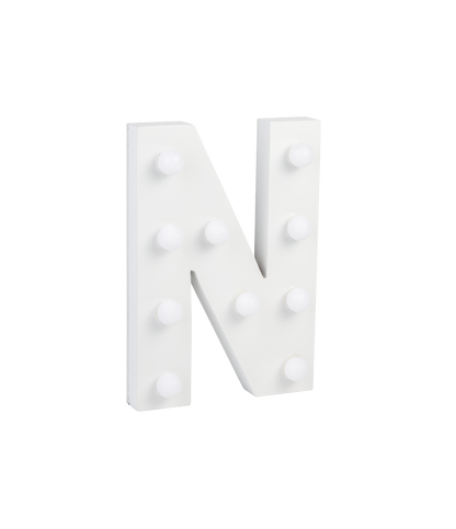 Licht Letter N