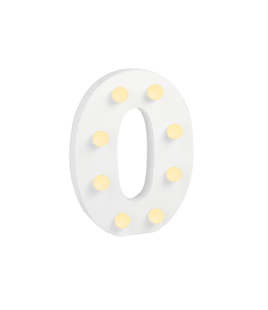 Licht Letter O