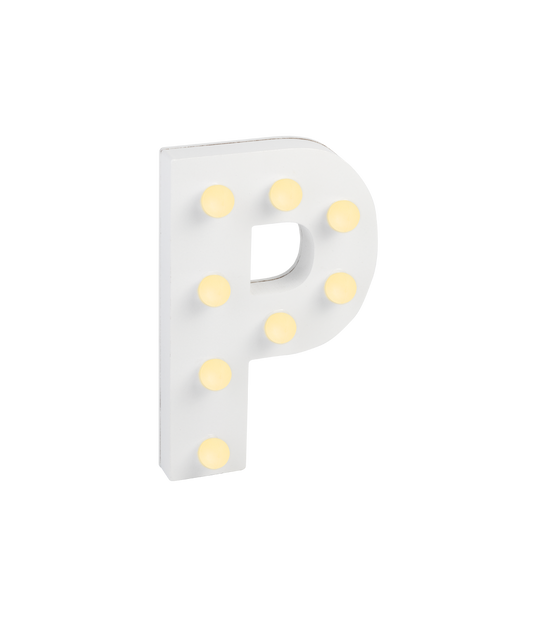 Licht Letter P