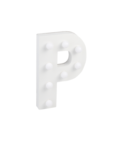Licht Letter P