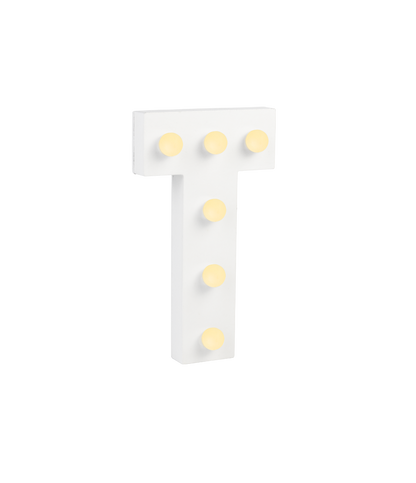 Licht Letter T