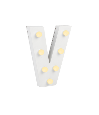 Licht Letter V