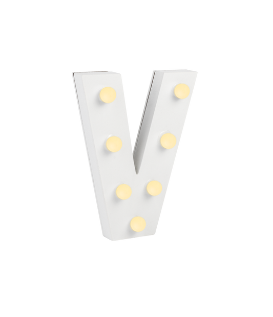 Licht Letter V