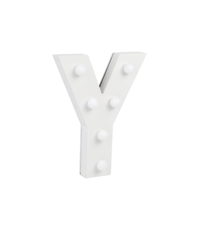Licht Letter Y
