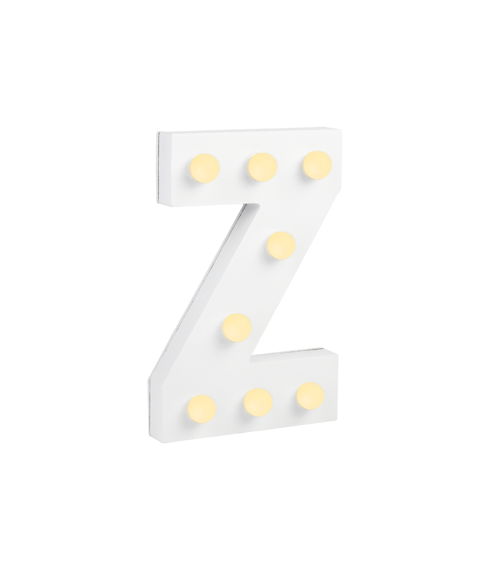 Licht Letter Z
