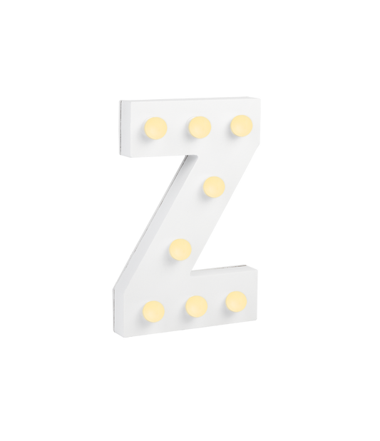 Licht Letter Z