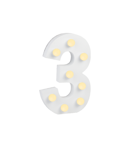 Licht Cijfer 3