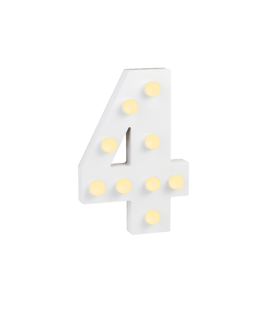 Licht Cijfer 4