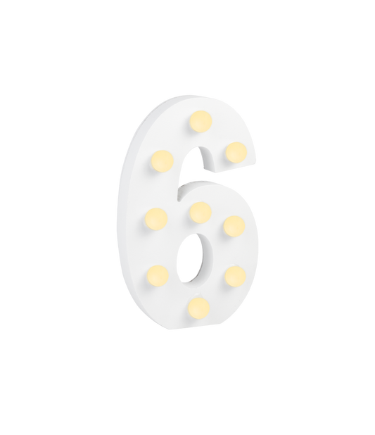 Licht Cijfer 6