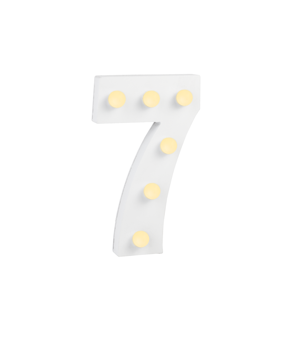 Licht Cijfer 7