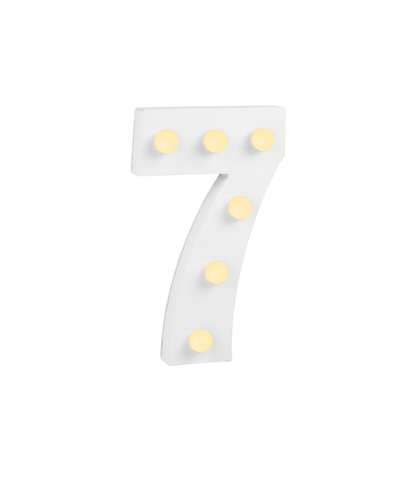 Licht Cijfer 7