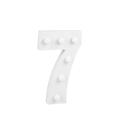 Licht Cijfer 7