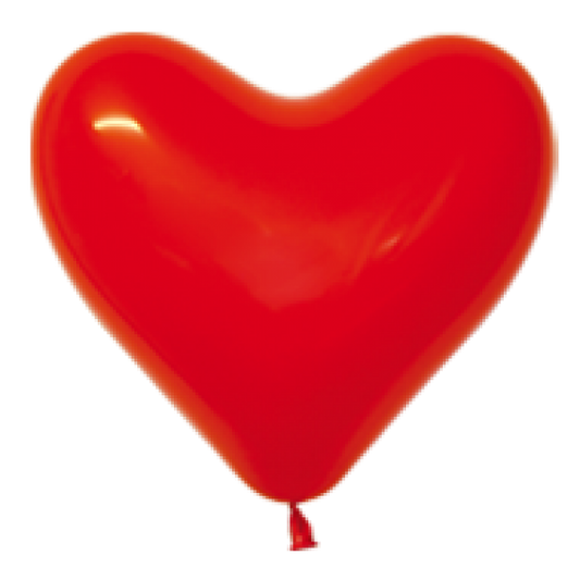 Hart Ballon rood 30 cm