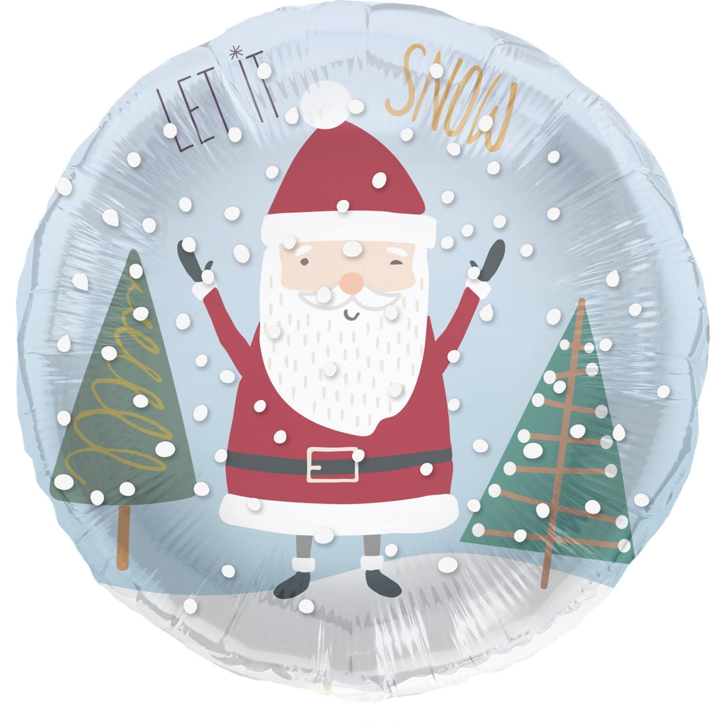 Folieballon Let it Snow