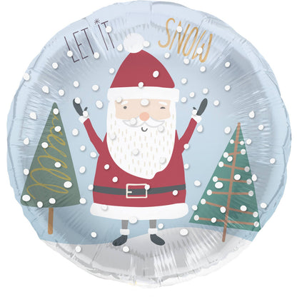 Folieballon Let it Snow