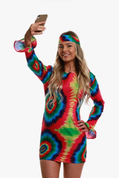Tie Dye Jurk