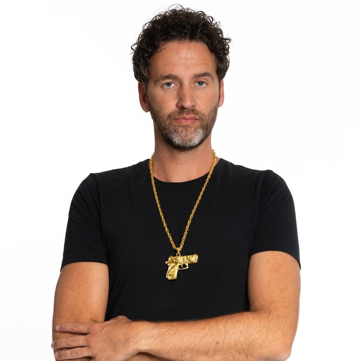 Pistool Ketting Goud