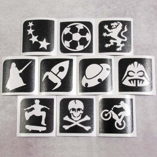 Grimas Tattoo Stencil set Sport Space