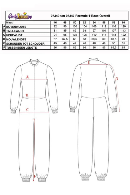 Formule 1 race overall