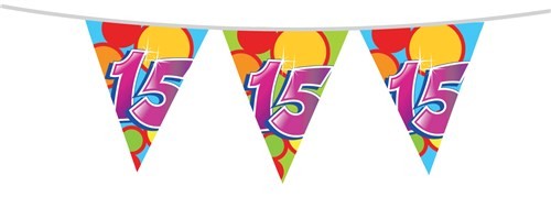 Vrolijke Vlaggenlijn 15 jaar