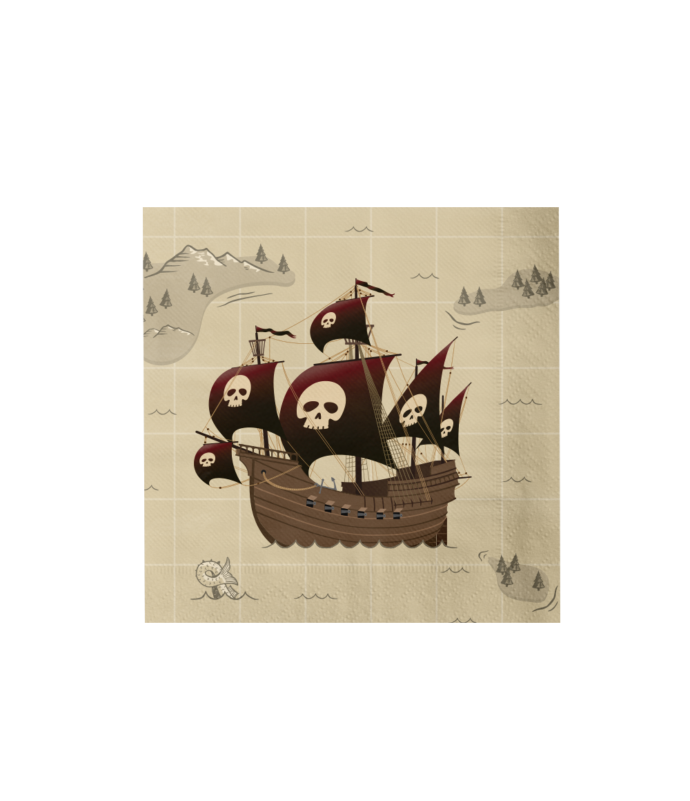 Piraten Servetten
