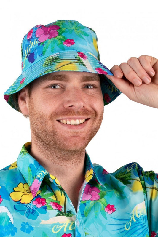Hawaii Hoedje blauw