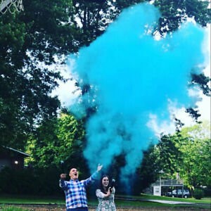 Kleurenpoeder blauw
