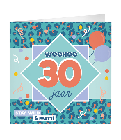 Grote Verjaardagskaart 30 jaar
