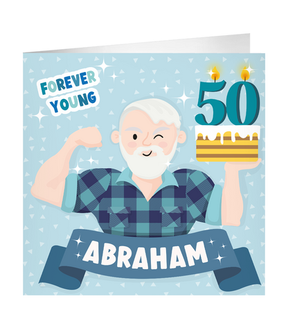 Grote Verjaardagskaart Abraham 50 jaar