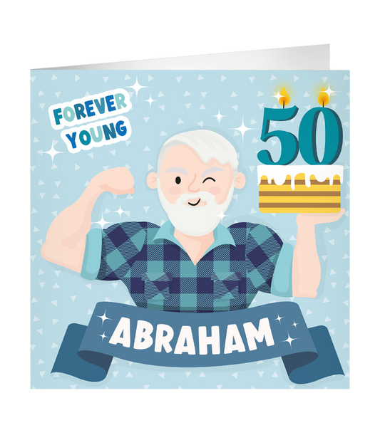 Grote Verjaardagskaart Abraham 50 jaar