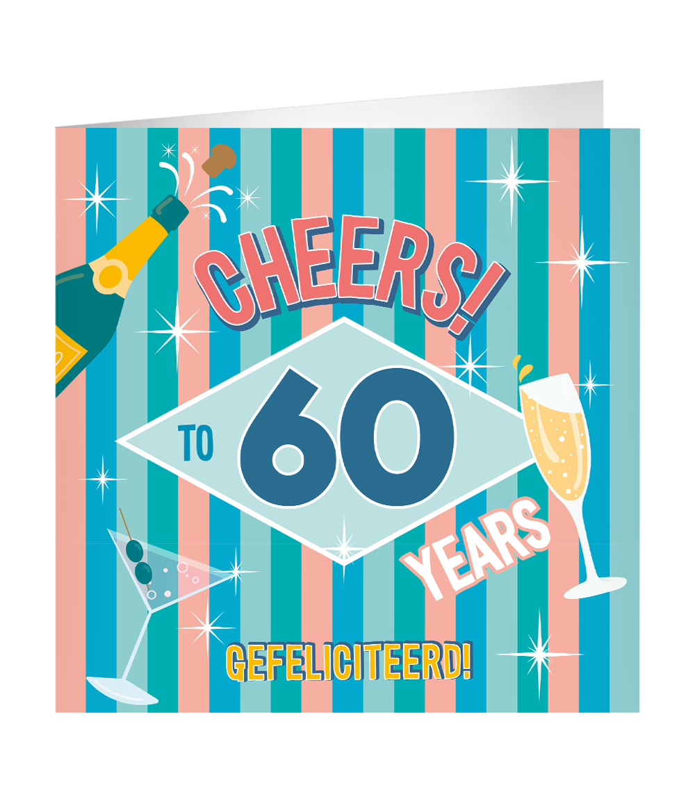 Grote Verjaardagskaart 60 jaar