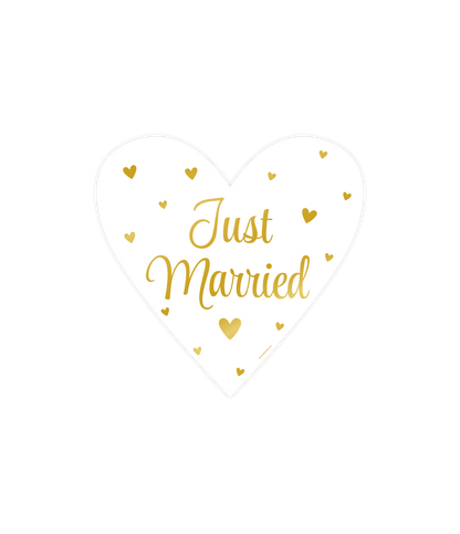 Decoratieschilden Just Married