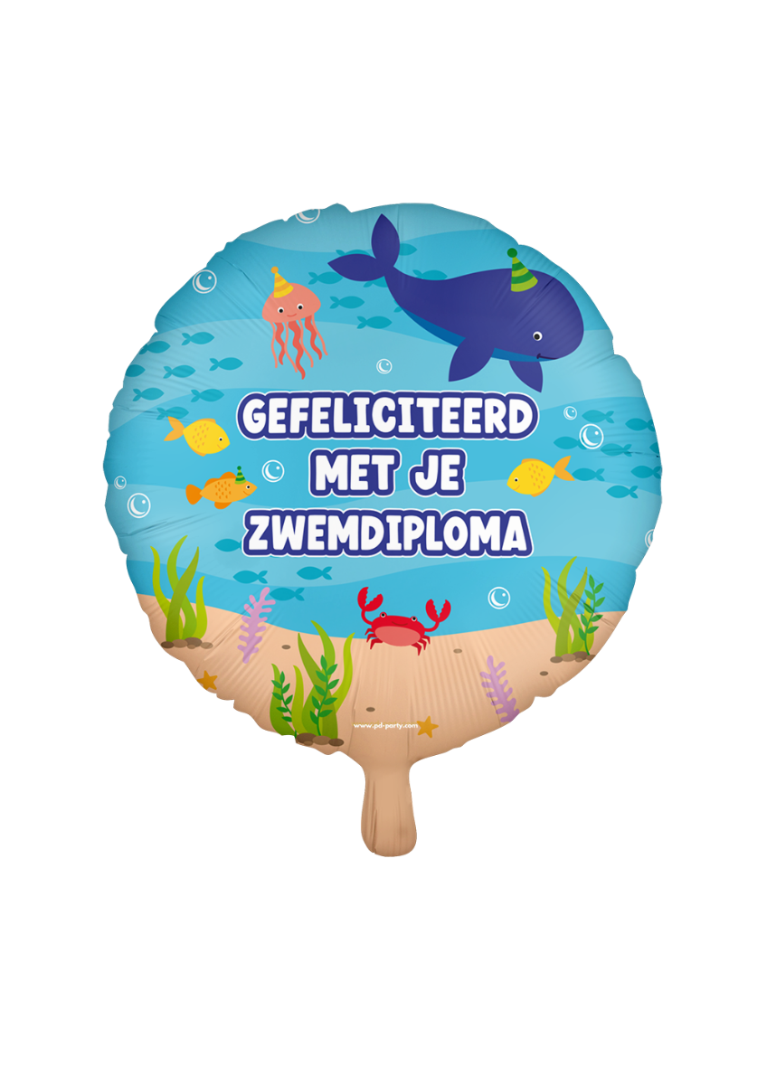 Folieballon Zwemdiploma