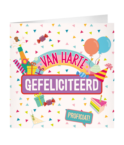 Grote Felicitatie kaart