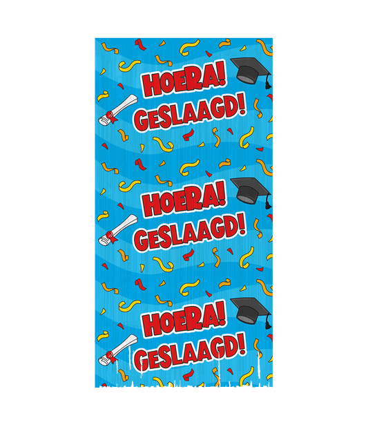 Deurgordijn Geslaagd