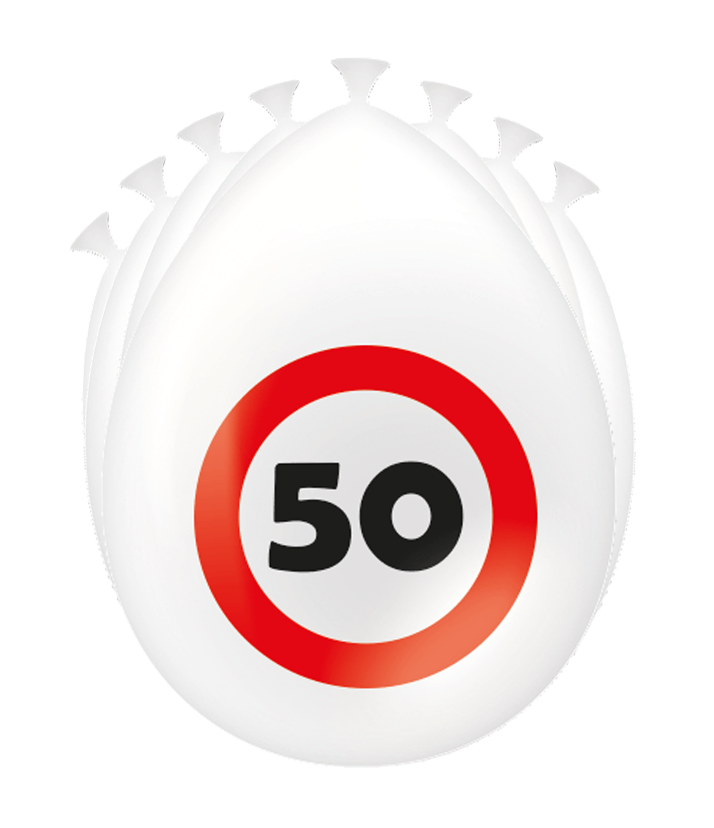 Ballonnen 50 jaar Verkeersbord