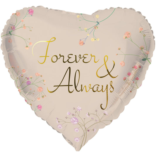 Hart Folie ballon Forever