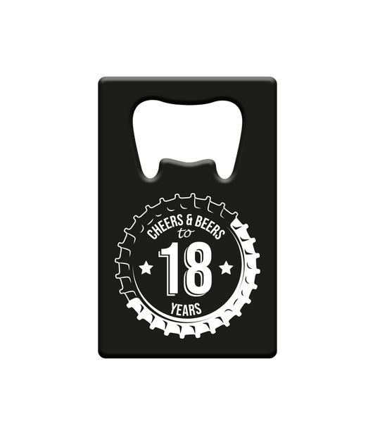 Bier Opener 18 jaar