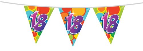 Vrolijke Vlaggenlijn 18 jaar