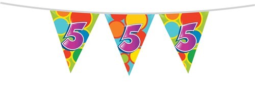 Vrolijke Vlaggenlijn 5 jaar