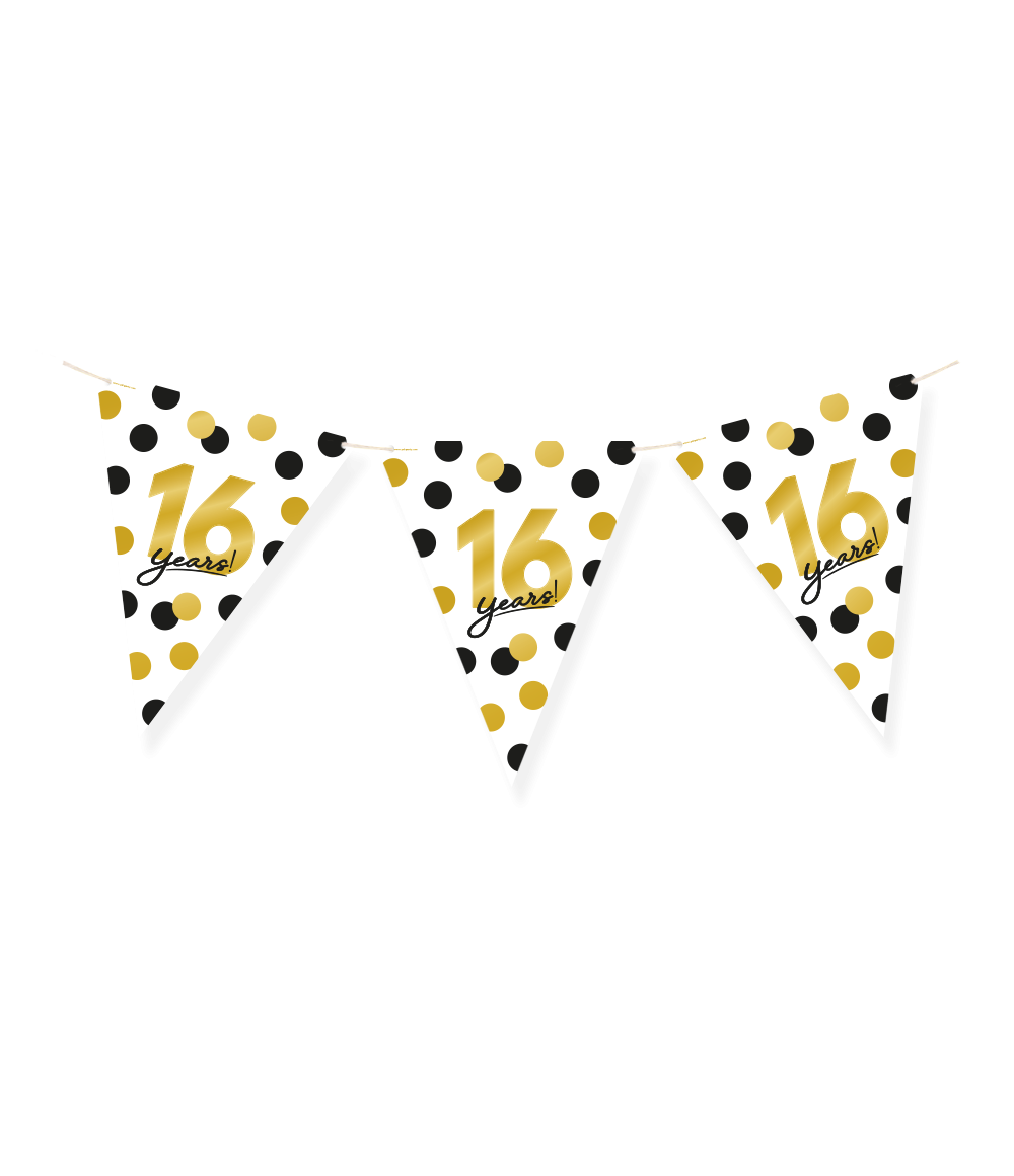 Vlaggenlijn Celebration 16 jaar