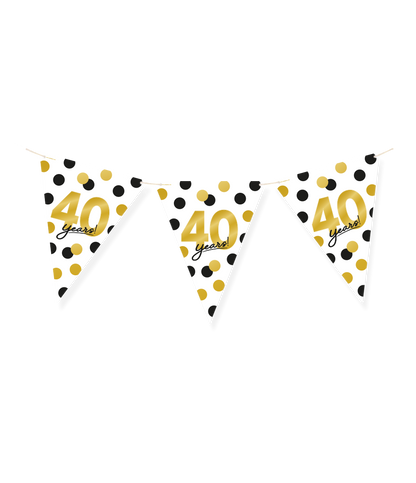 Vlaggenlijn Celebration 40 jaar