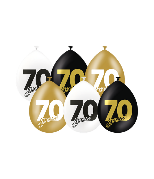 Ballonnen Celebration 70 jaar