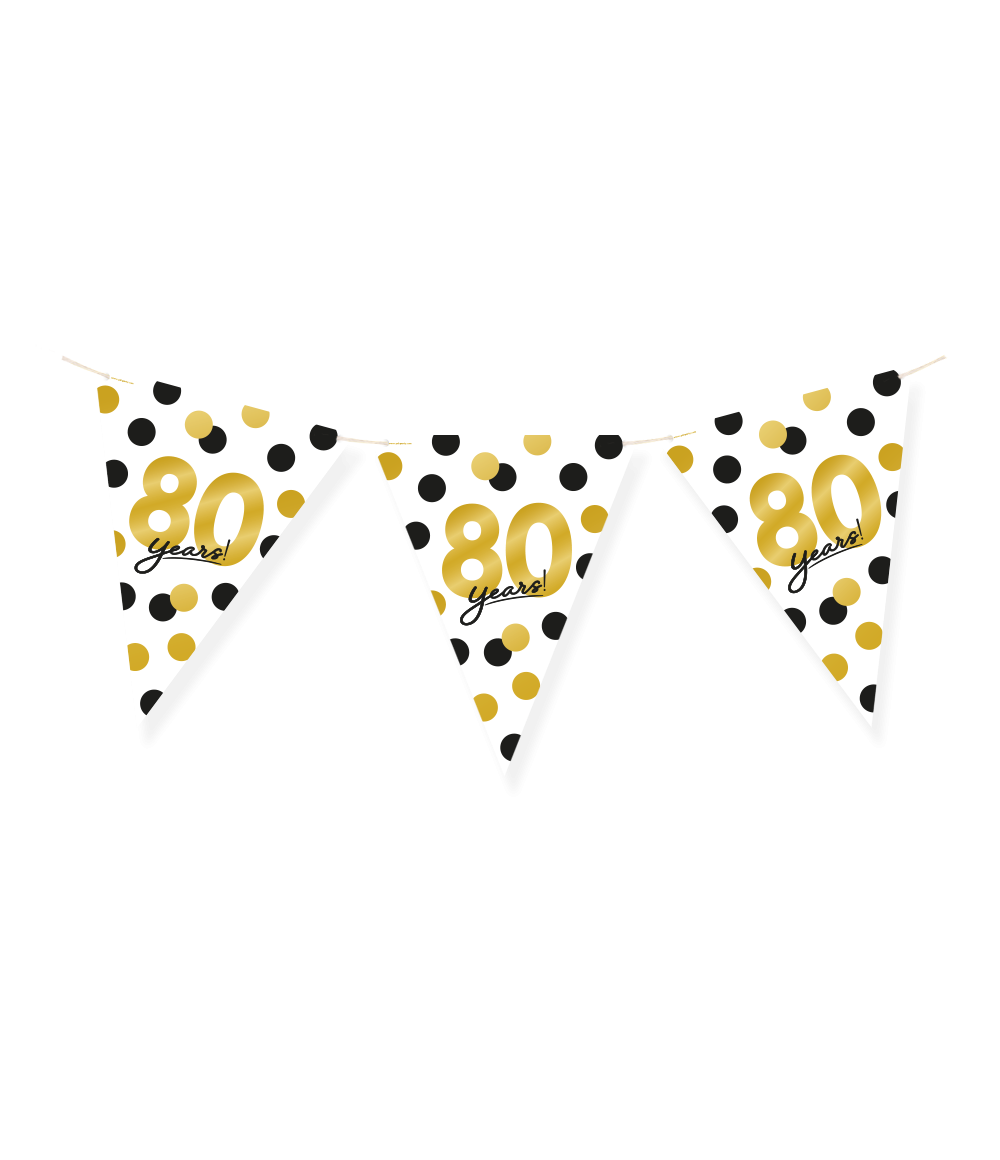 Vlaggenlijn Celebration 80 jaar