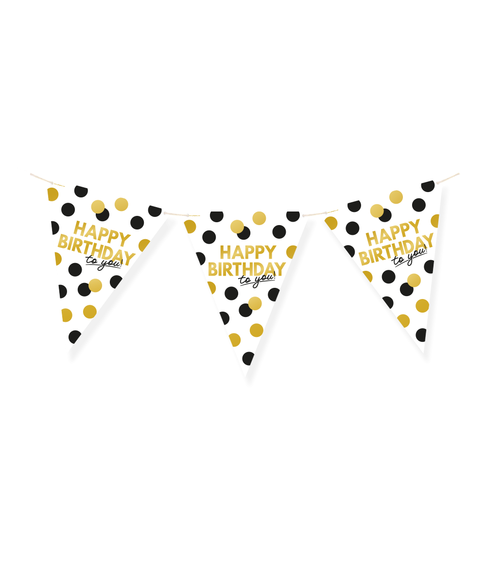 Vlaggenlijn Celebration Happy Birthday
