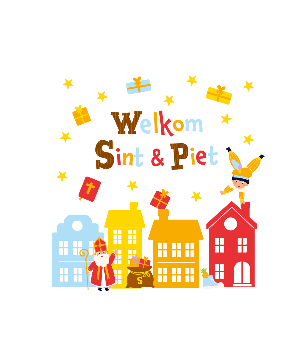 Raamstickers Sinterklaas